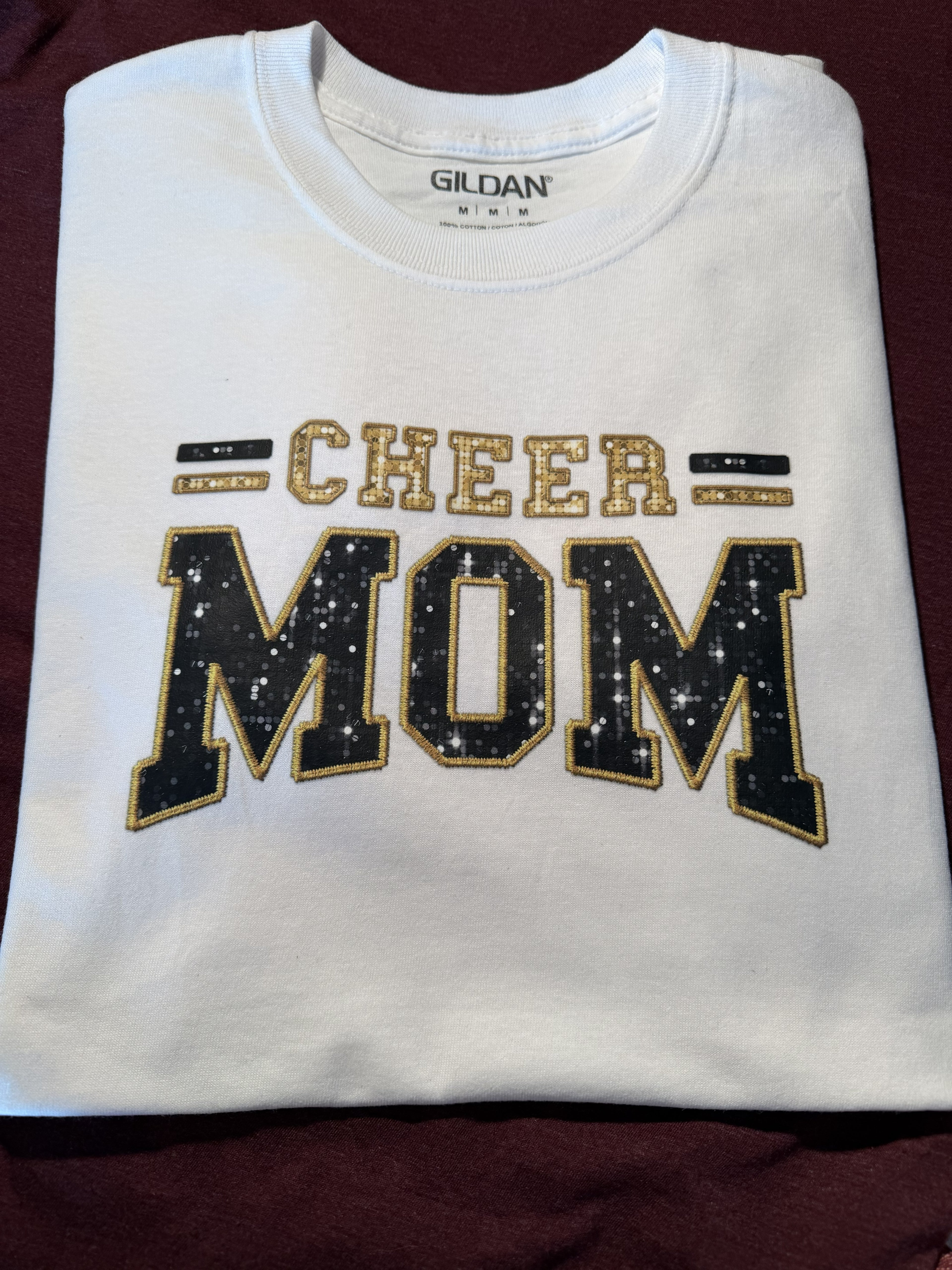 Cheer Mom Black and Gold